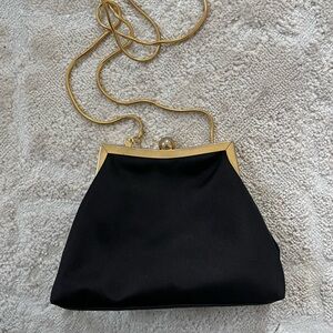 Vintage black evening bag